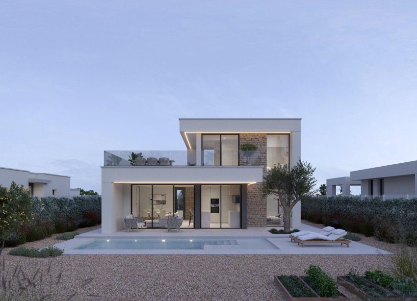 Obra nueva - Villa - Fuente Álamo - Fuente Alamo