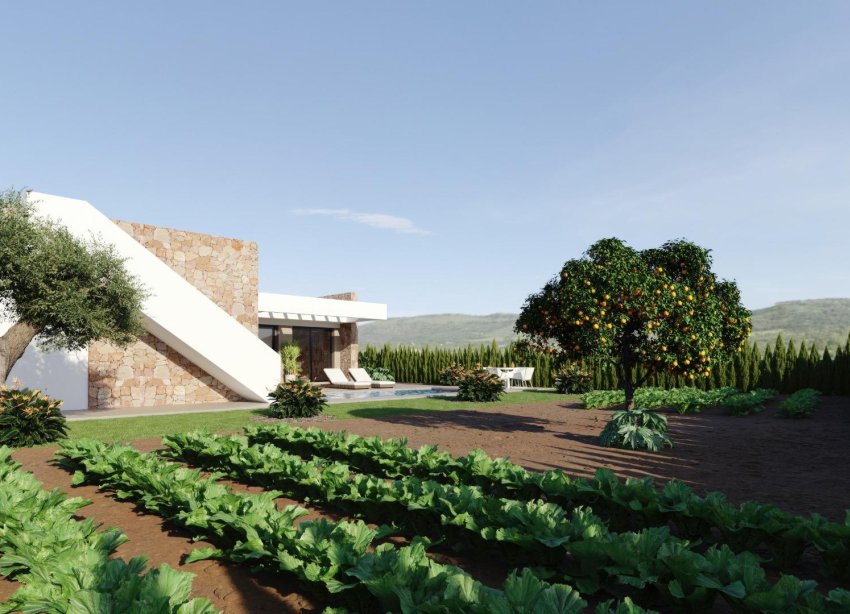 Obra nueva - Villa - Fuente Álamo - Hacienda del Alamo