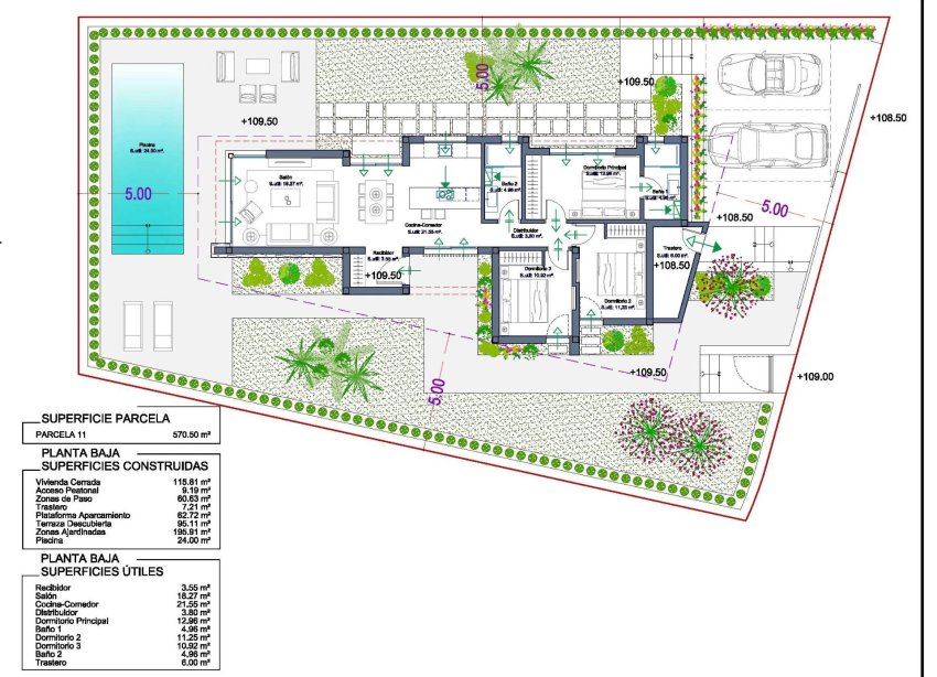 Obra nueva - Villa - La Manga del Mar Menor