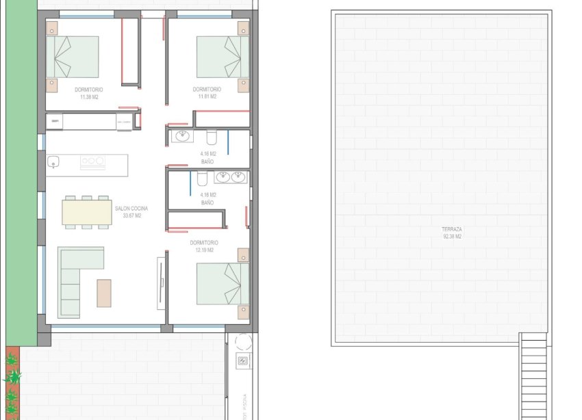 Obra nueva - Villa - Los Alcazares - Serena Golf