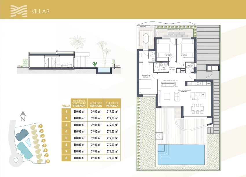 Obra nueva - Villa - Los Alcazares - Serena Golf