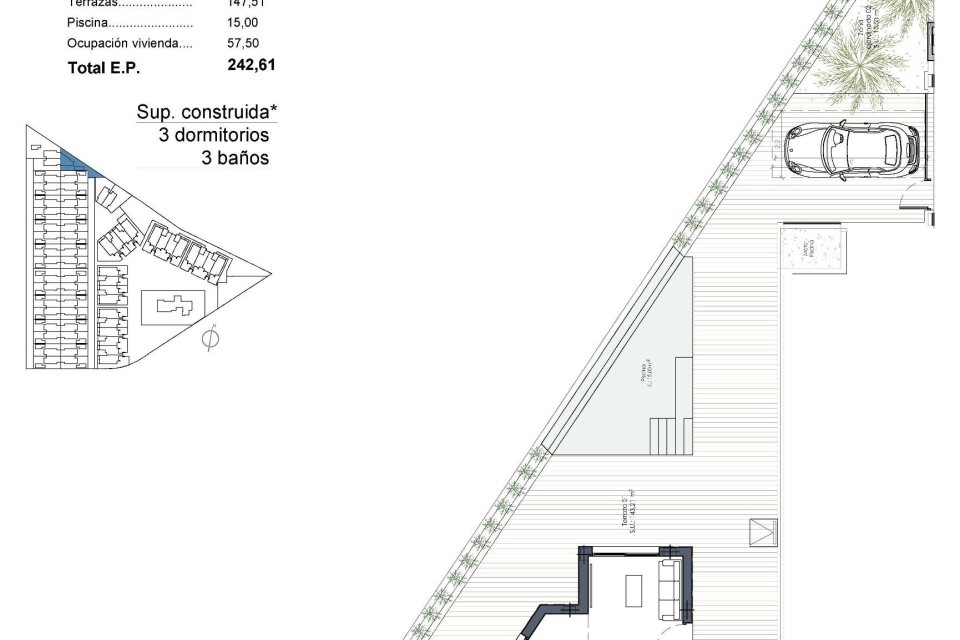Obra nueva - Villa - Los Alcazares - Serena Golf
