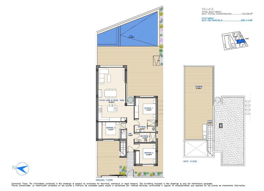 Obra nueva - Villa - Los Alcazares - Serena Golf