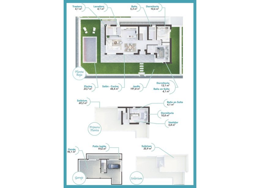 Obra nueva - Villa - Los Alcazares - Serena Golf