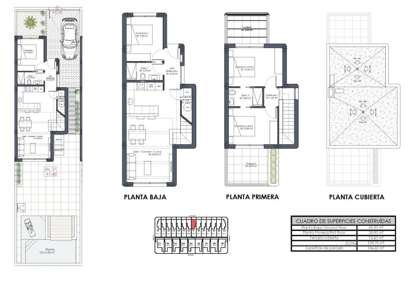 Obra nueva - Villa - Los Alcazares - Serena Golf