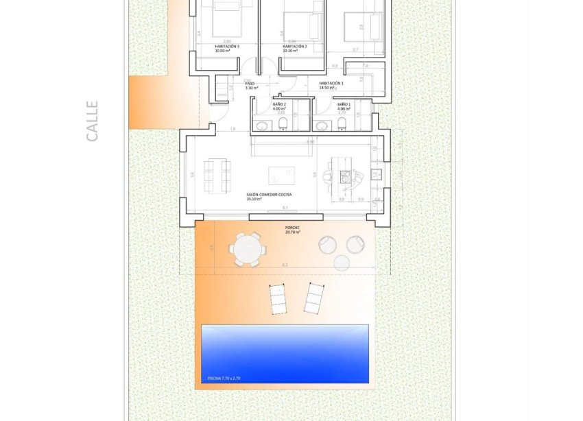 Obra nueva - Villa - Monforte del Cid - La Capitana