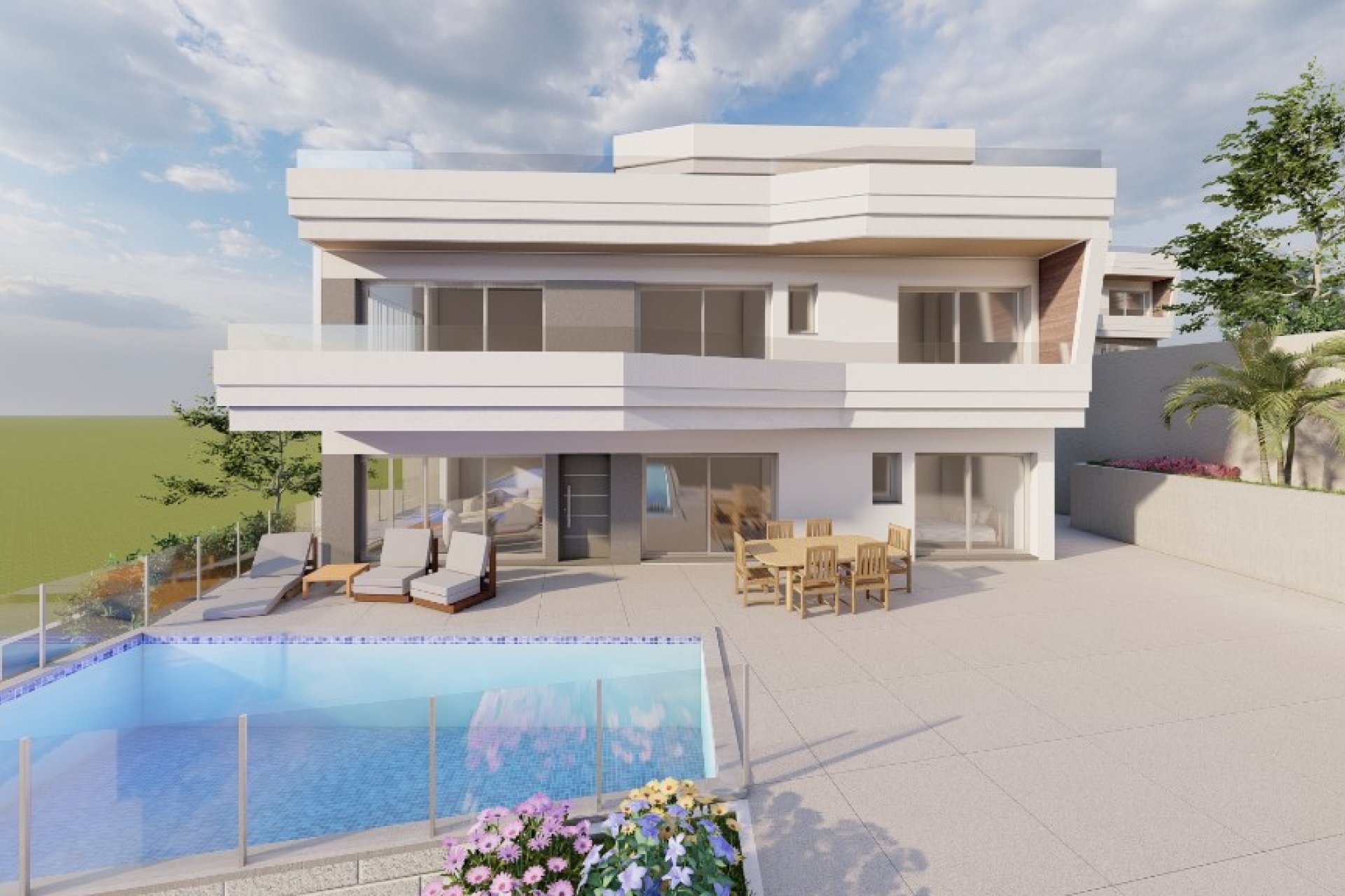 Obra nueva - Villa - Orihuela Costa - Campoamor