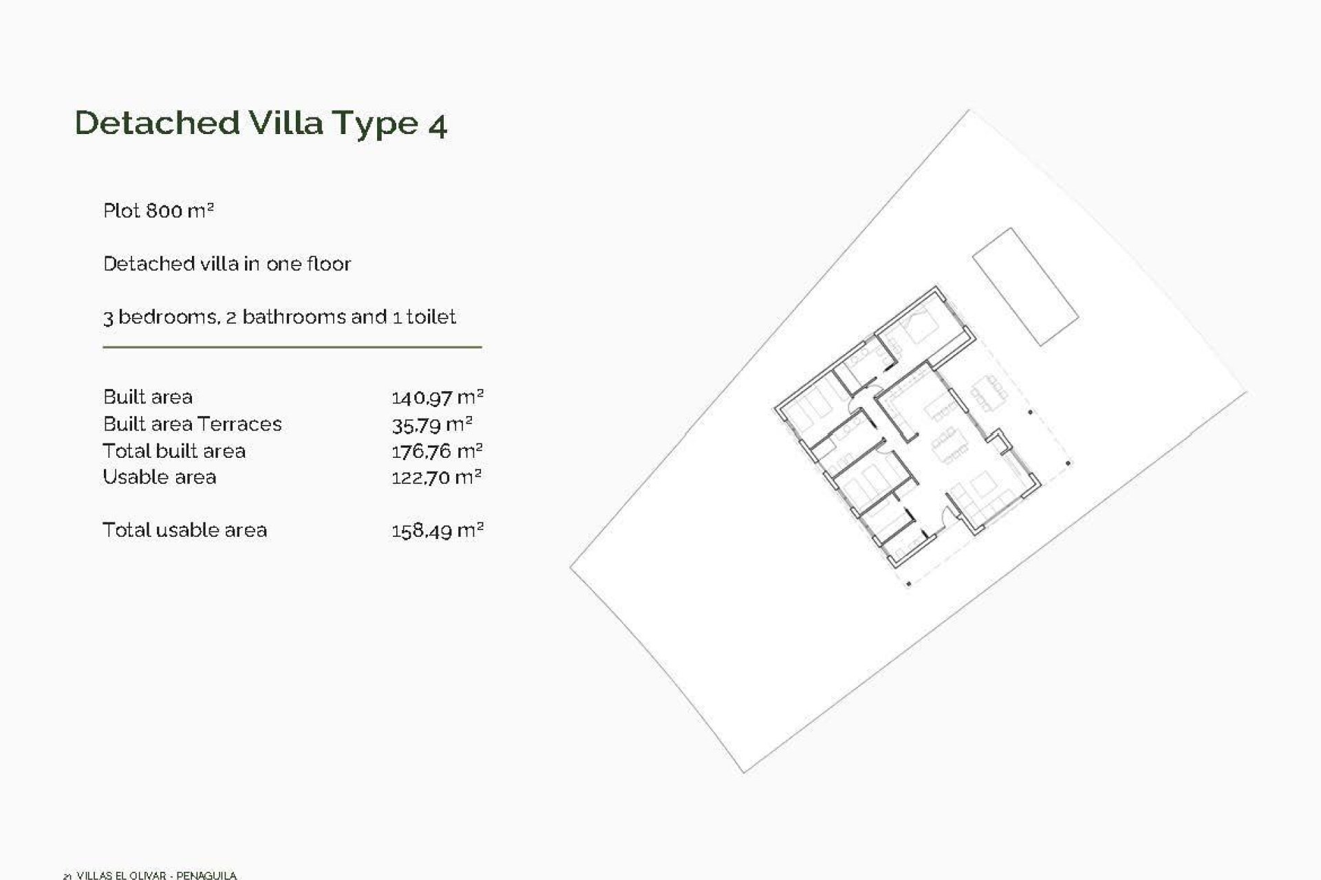 Obra nueva - Villa - Penàguila