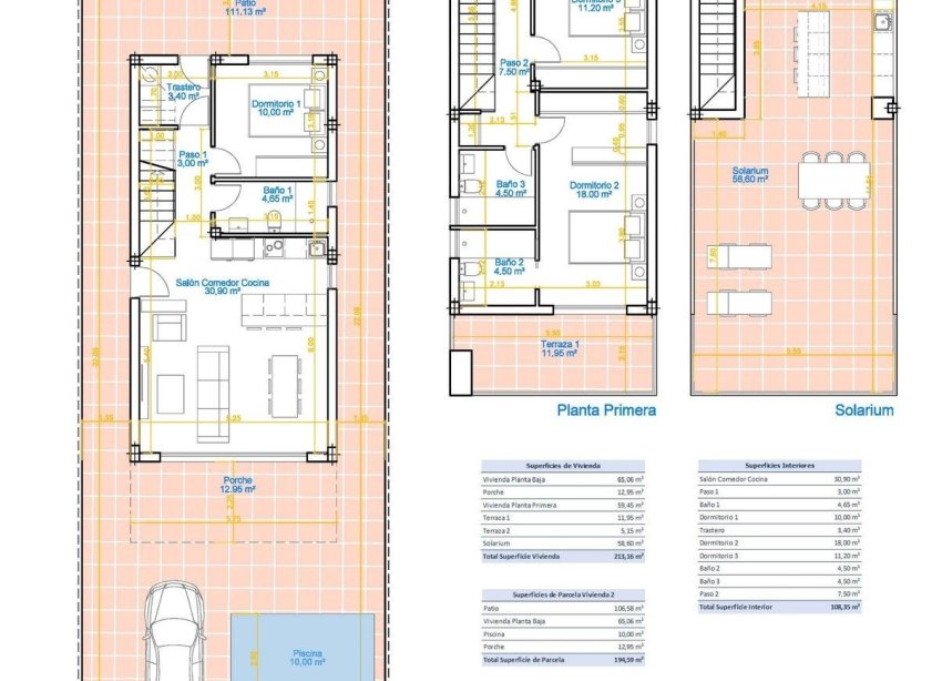 Obra nueva - Villa - Pilar de la Horadada