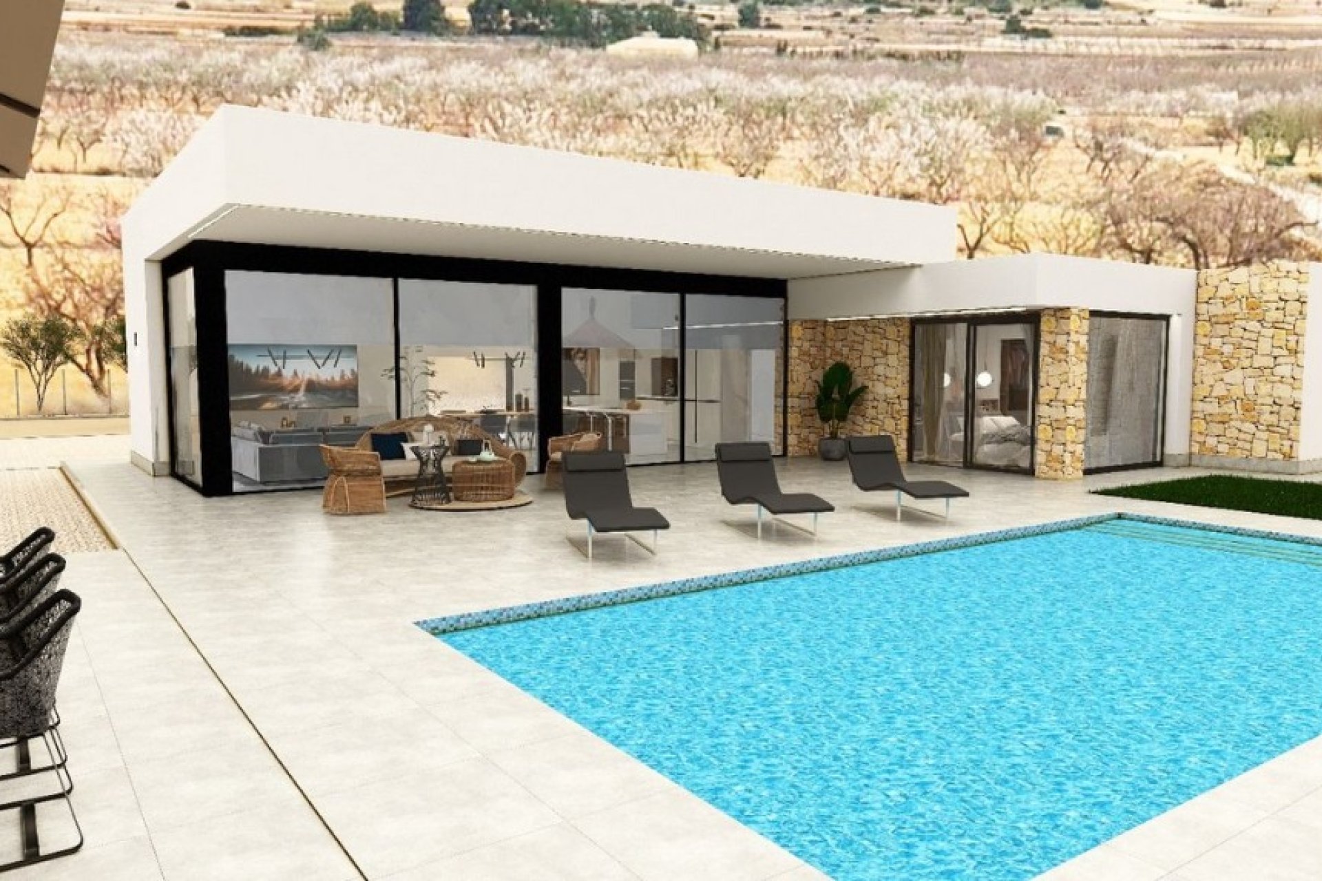 Obra nueva - Villa - Pinoso - Lel