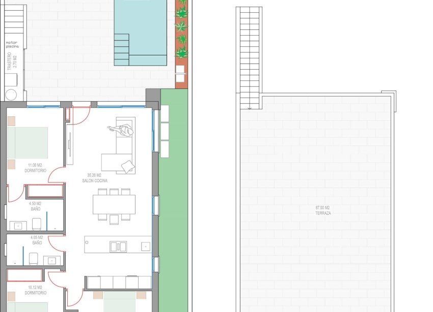 Obra nueva - Villa - San Javier - Parque del doce