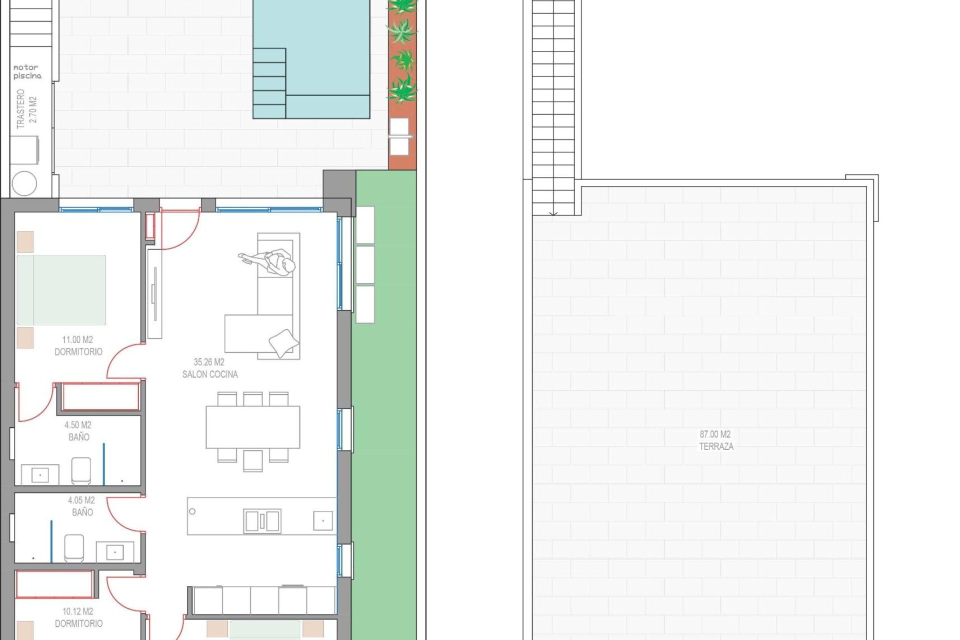 Obra nueva - Villa - San Javier - Parque del doce