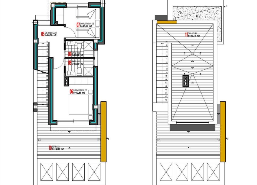 Obra nueva - Villa - Torrevieja - Aguas Nuevas