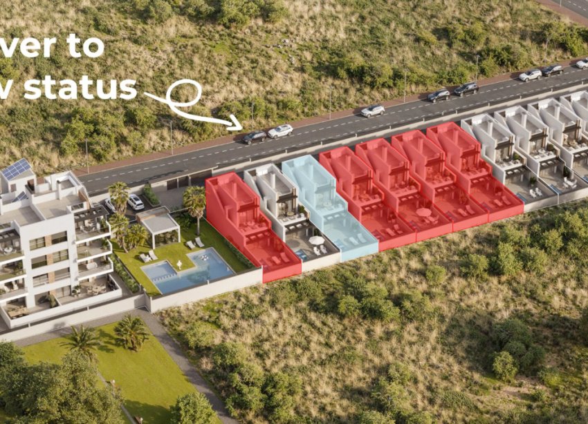 Obra nueva - Villa - Torrevieja - Aguas Nuevas