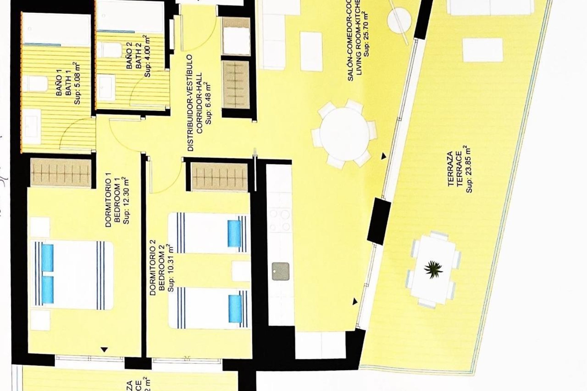 Resale - Apartment / Duplex - Dehesa de campoamor - Campoamor
