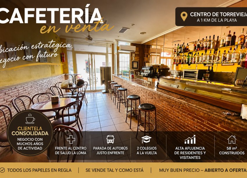 Resale - Commercial premises / Commercial unit / Retail space - Torrevieja - Centro