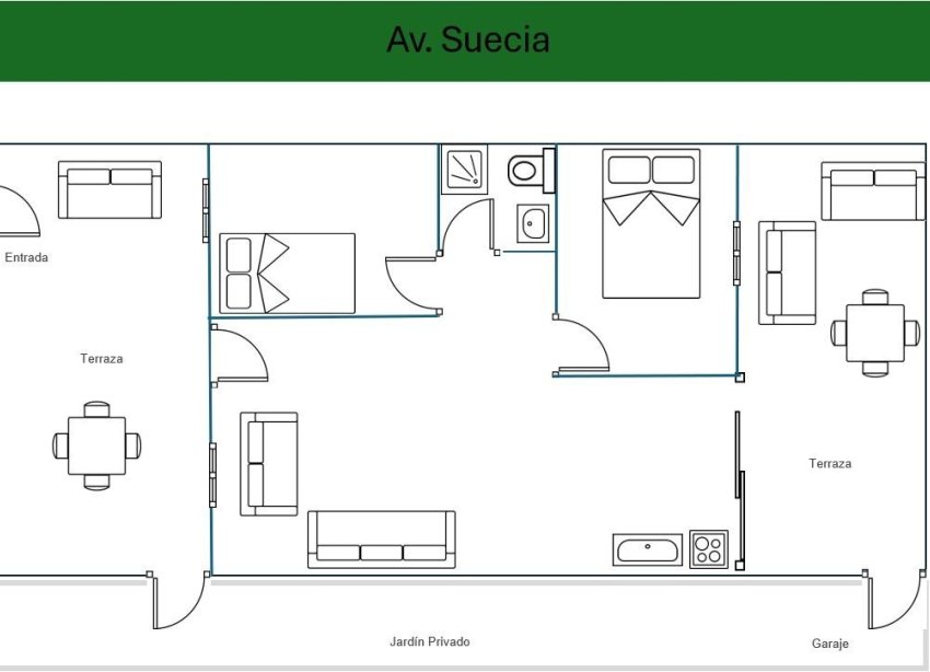 Resale - Terraced house / Townhouse - Pilar de la Horadada - Mil Palmeras
