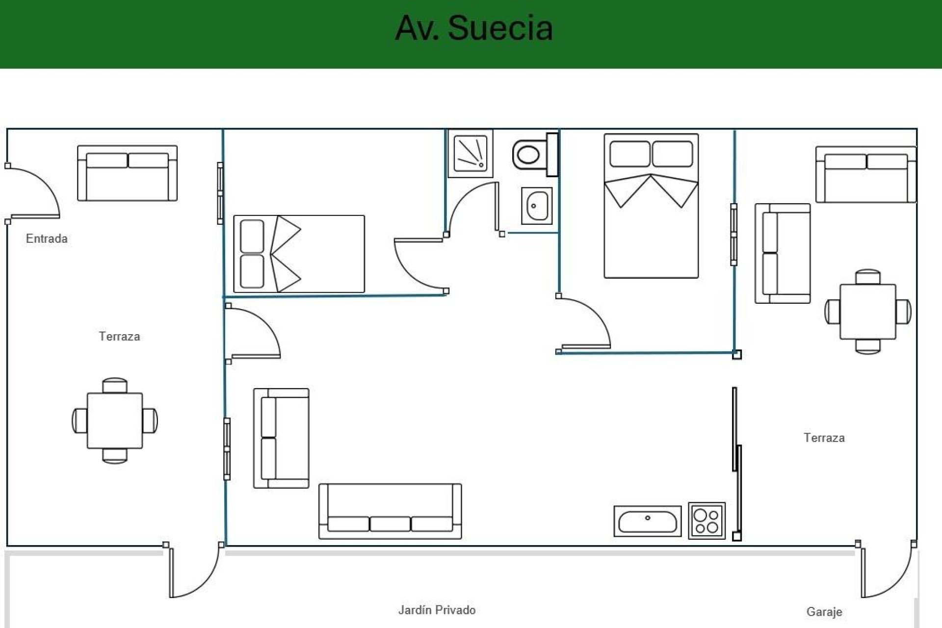 Resale - Terraced house / Townhouse - Pilar de la Horadada - Mil Palmeras