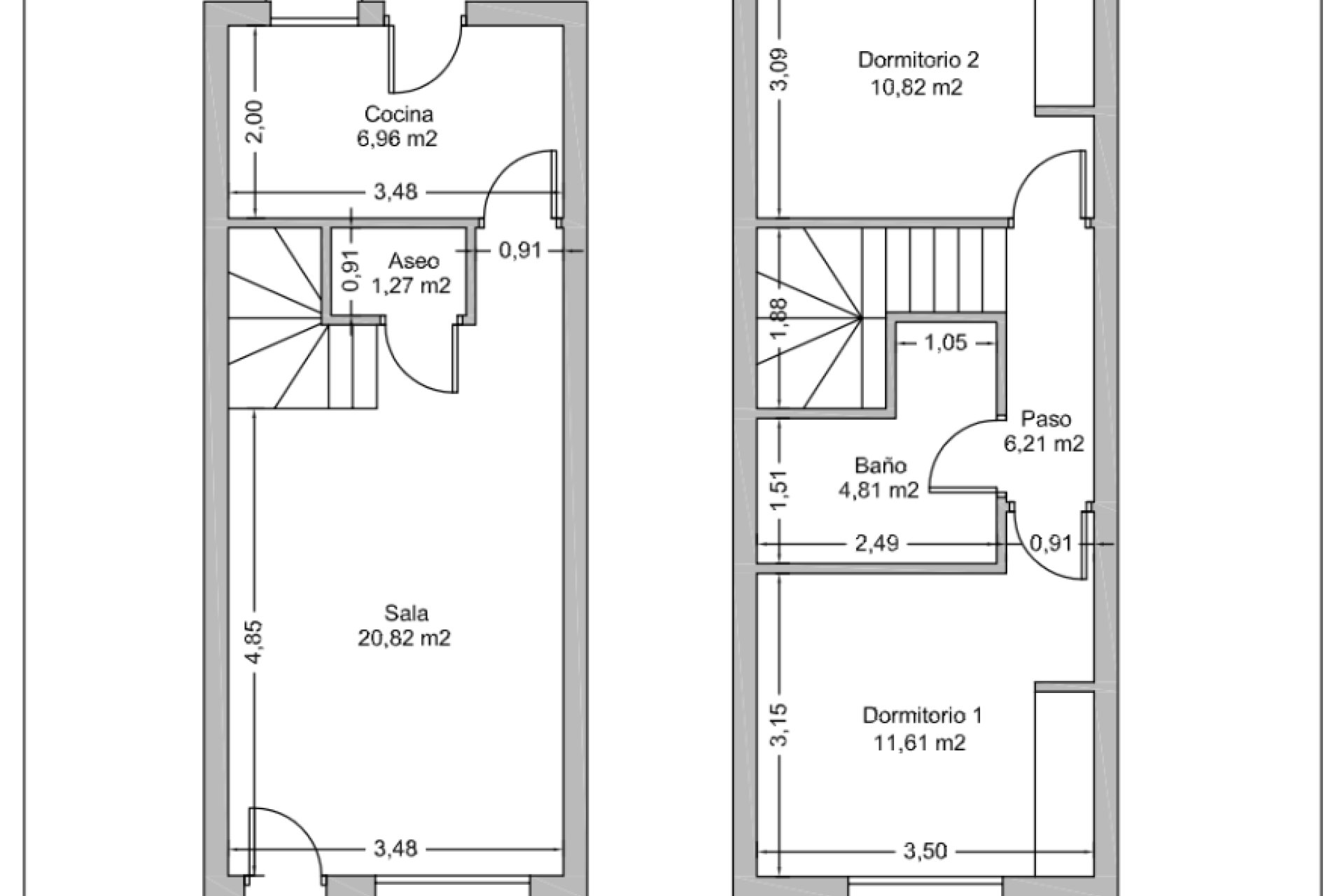 Resale - Terraced house / Townhouse - Rojales - Ciudad Quesada