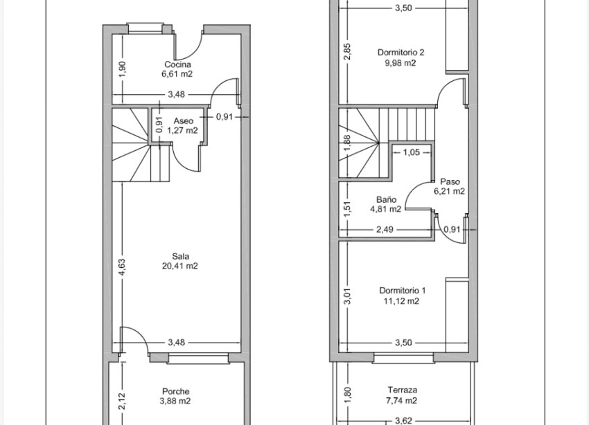 Resale - Terraced house / Townhouse - Rojales - Ciudad Quesada