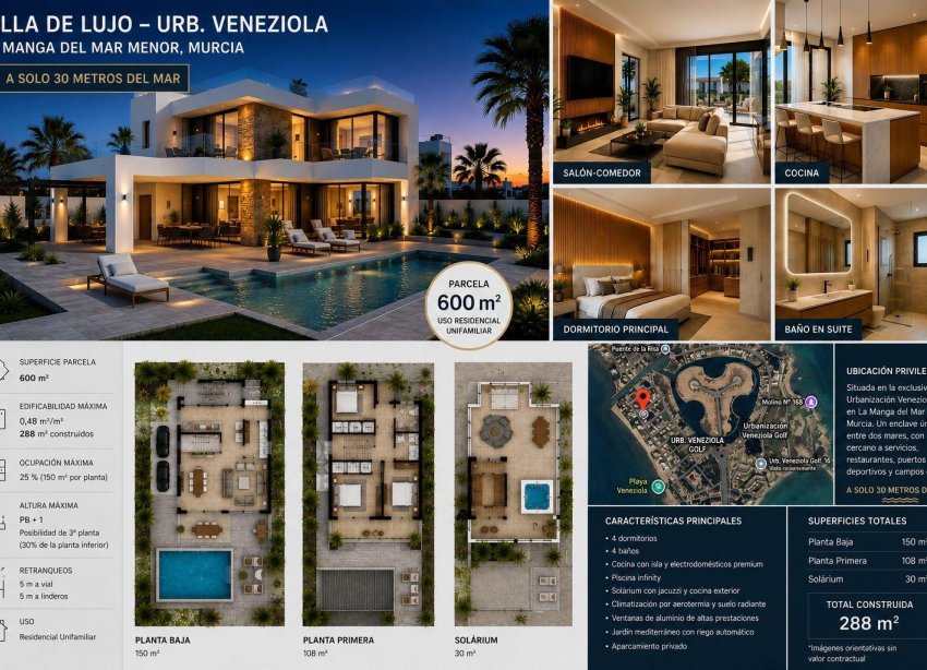 Reventa - urban plot - La Manga del Mar Menor - Playa del Esparto-Veneziola
