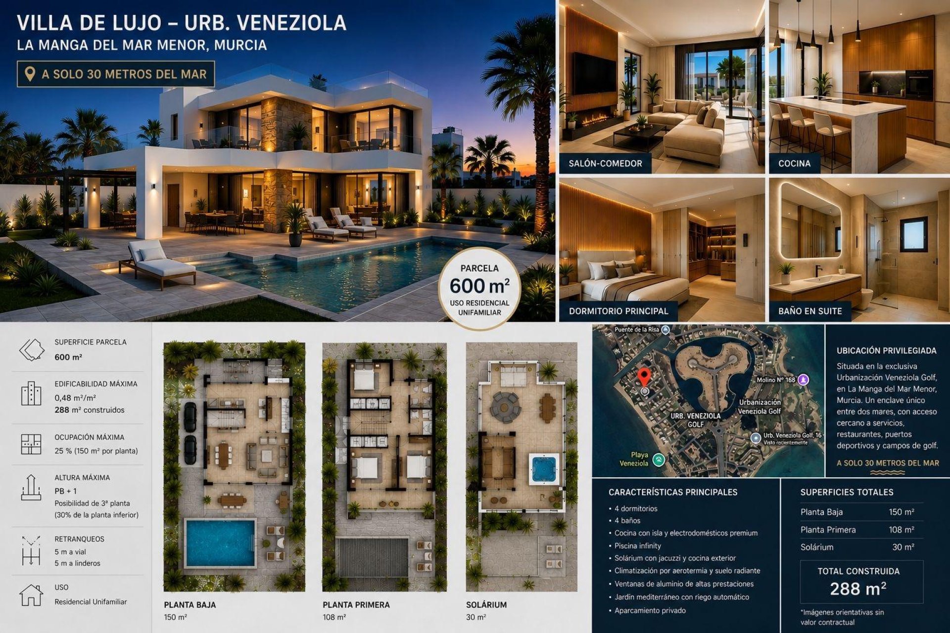 Reventa - urban plot - La Manga del Mar Menor - Playa del Esparto-Veneziola