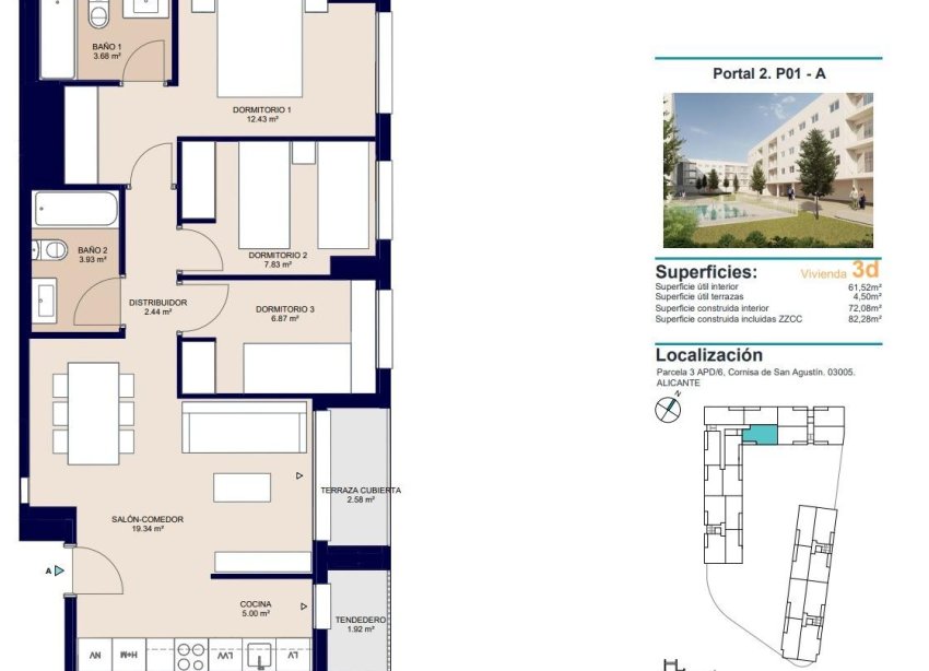 Rynek Pierwotny - Apartament - Alicante - San Agustín