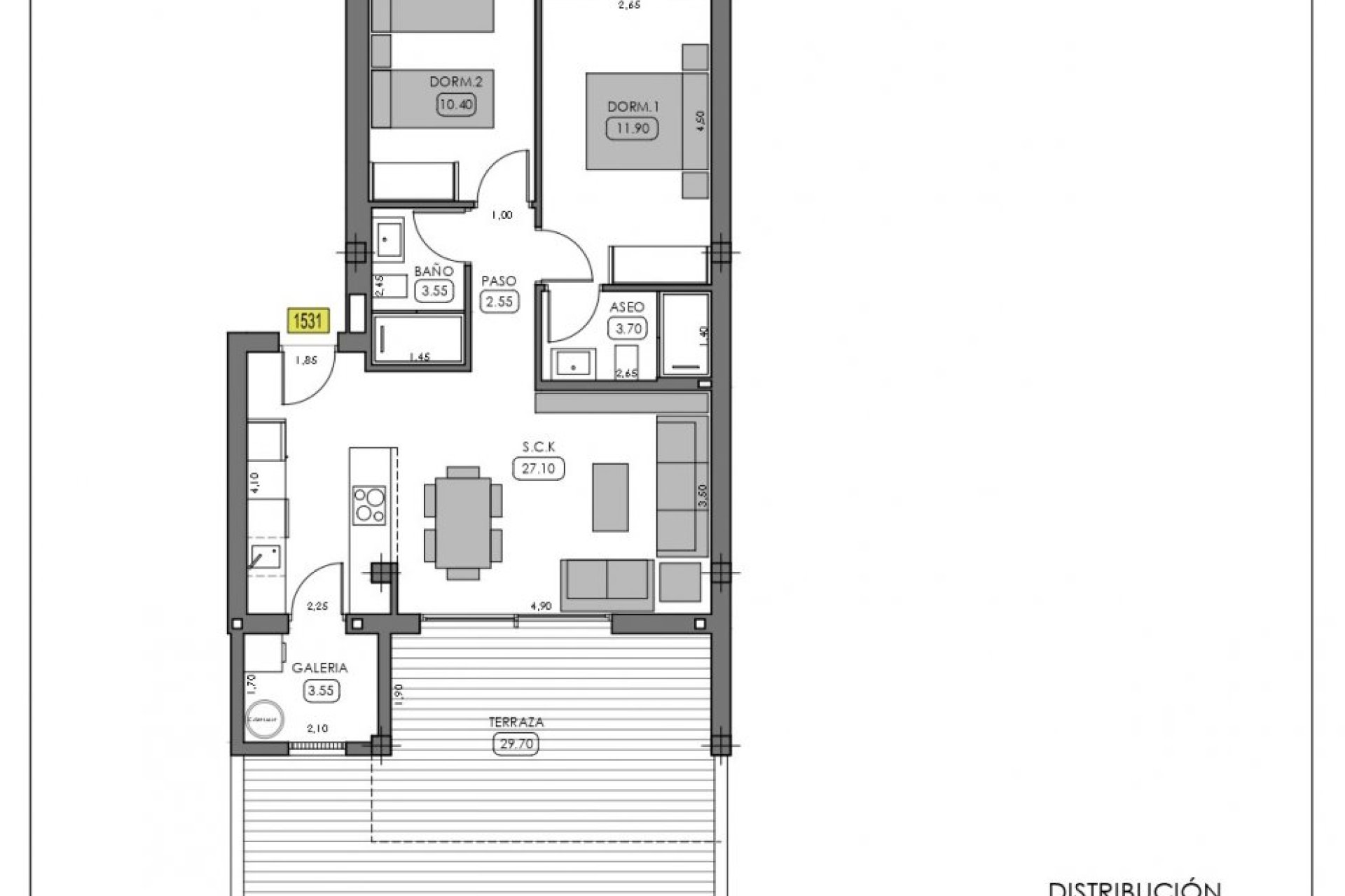 Rynek Pierwotny - Bungalow / Domek parterowy - Algorfa - La Finca Golf