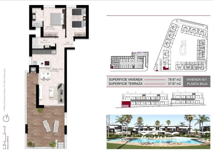 Rynek Pierwotny - Bungalow / Domek parterowy - Ciudad Quesada
