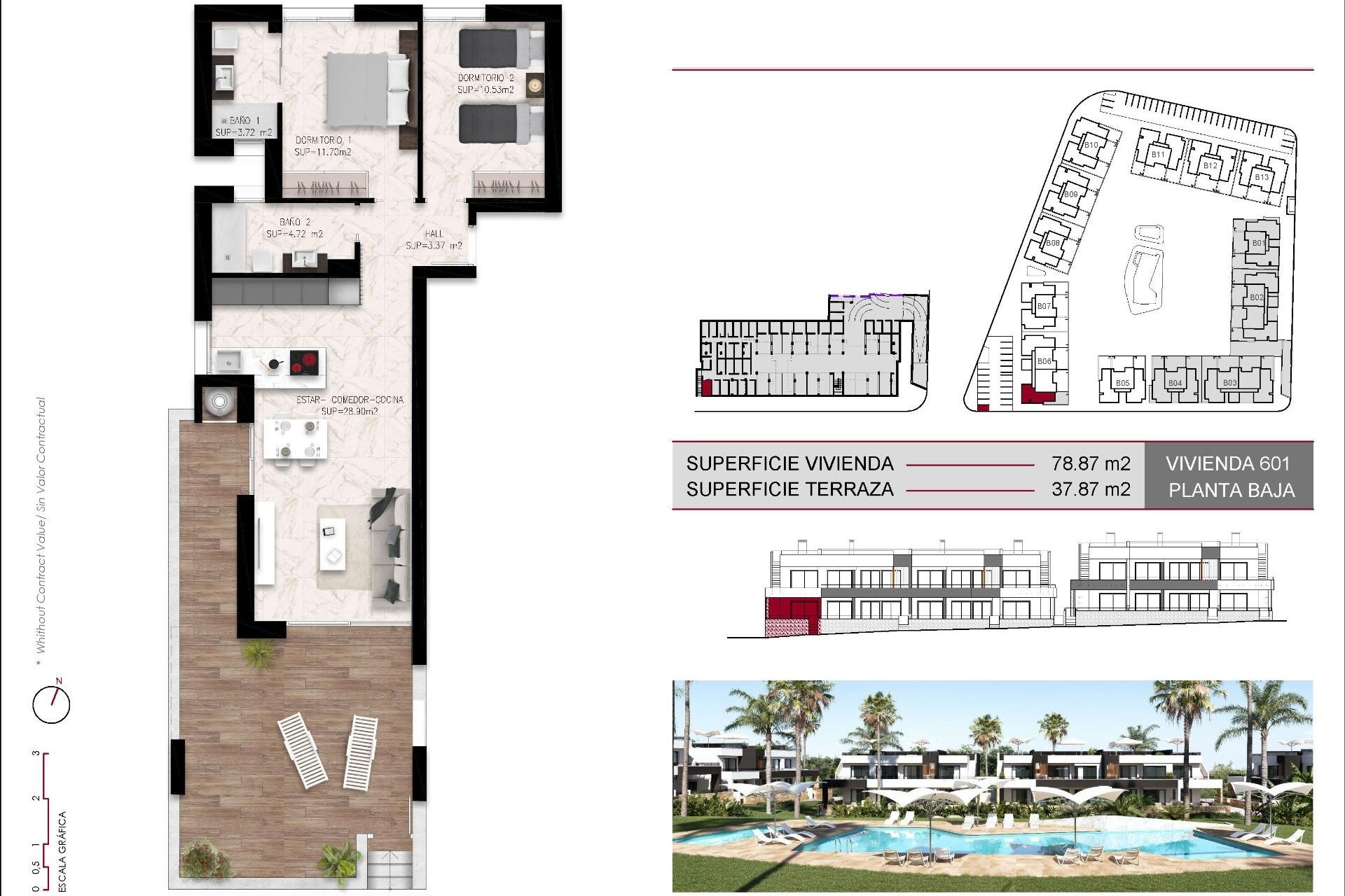 Rynek Pierwotny - Bungalow / Domek parterowy - Ciudad Quesada