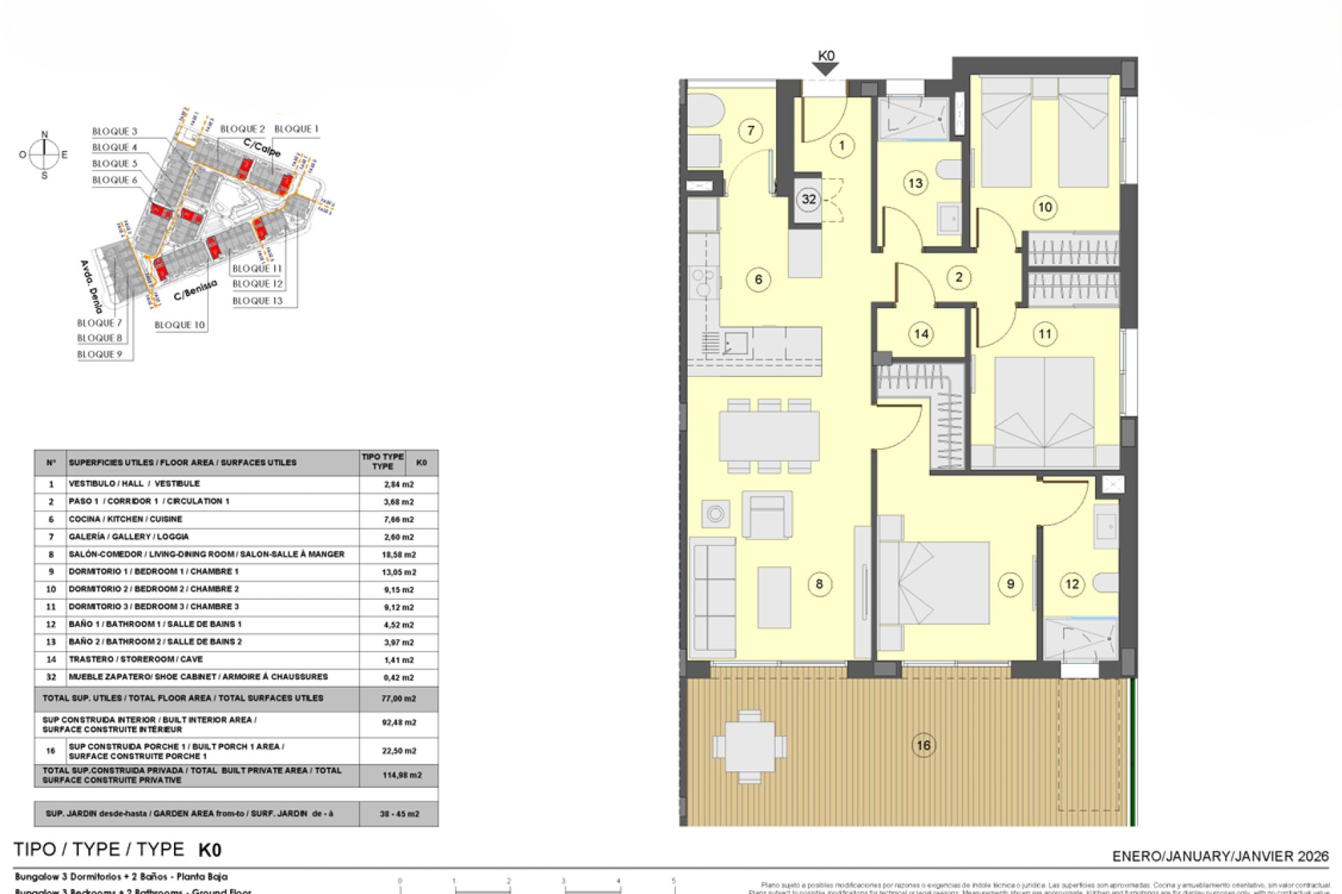 Rynek Pierwotny - Bungalow / Domek parterowy - Los Balcones, Torrevieja - Los Balcones