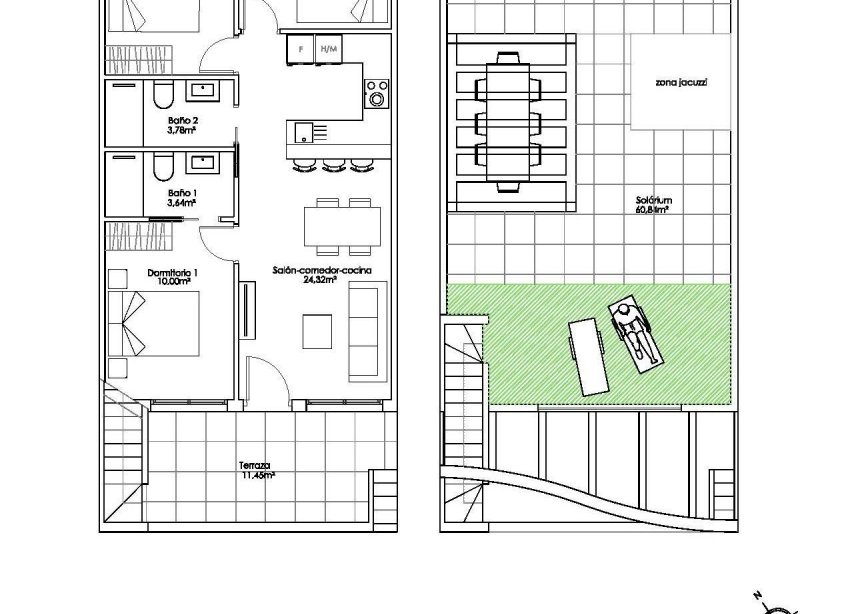 Rynek Pierwotny - Bungalow / Domek parterowy - Pilar de la Horadada - Parque Ramon eugenio Escudero