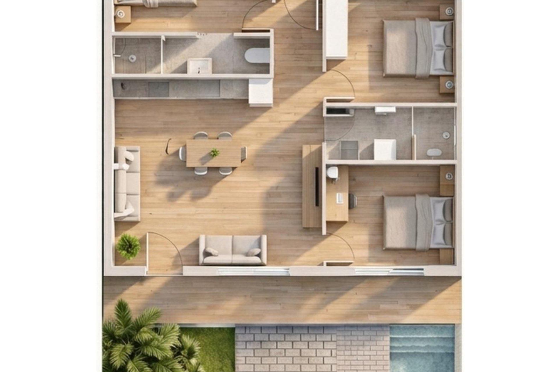 Rynek Pierwotny - Bungalow / Domek parterowy - Pilar de la Horadada - parques de Andromeda