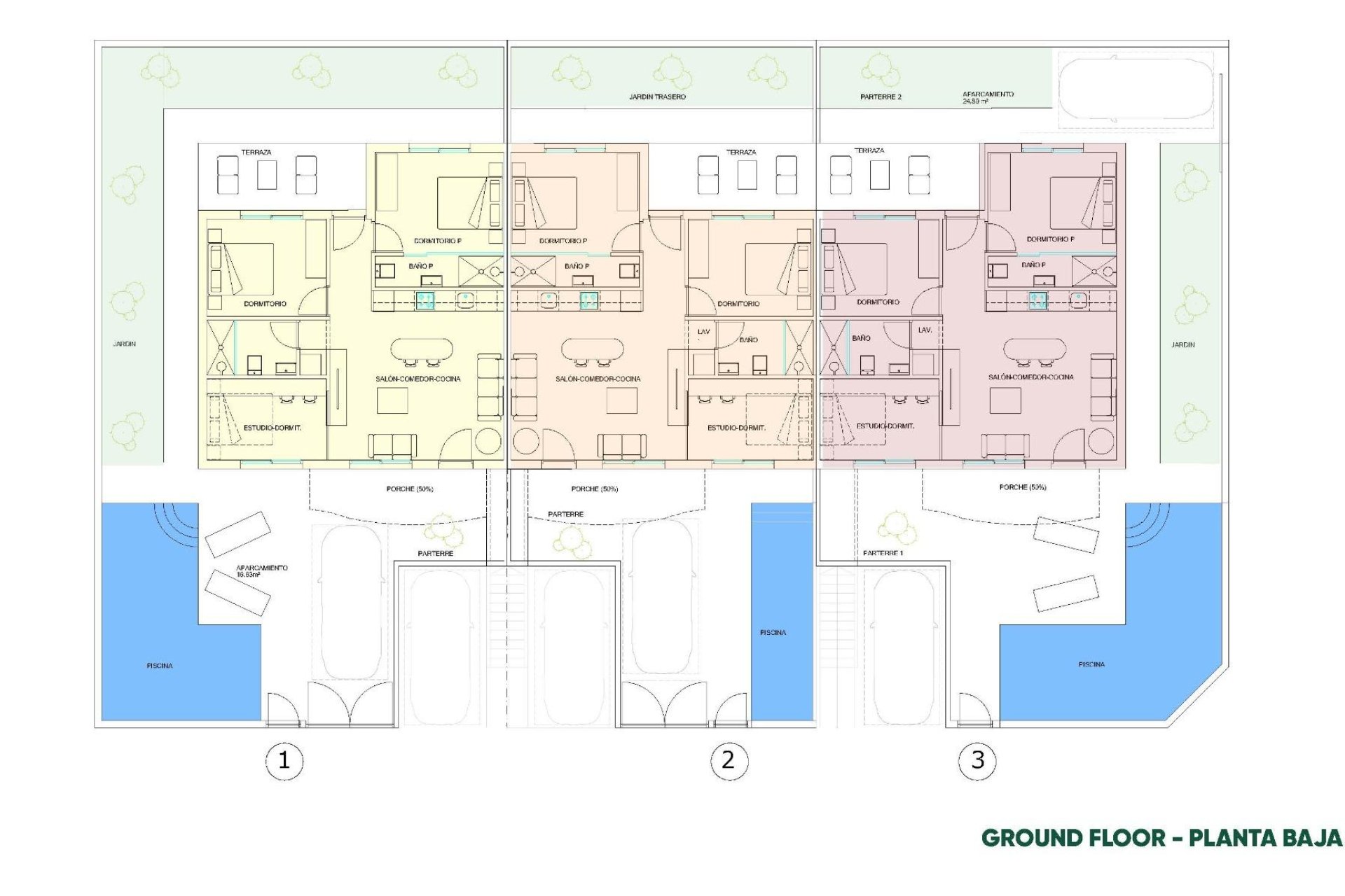 Rynek Pierwotny - Bungalow / Domek parterowy - Pilar de la Horadada - parques de Andromeda