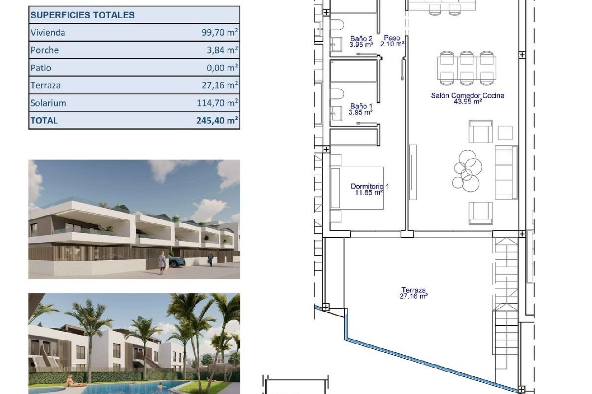 Rynek Pierwotny - Bungalow / Domek parterowy - Pilar de la Horadada - pueblo