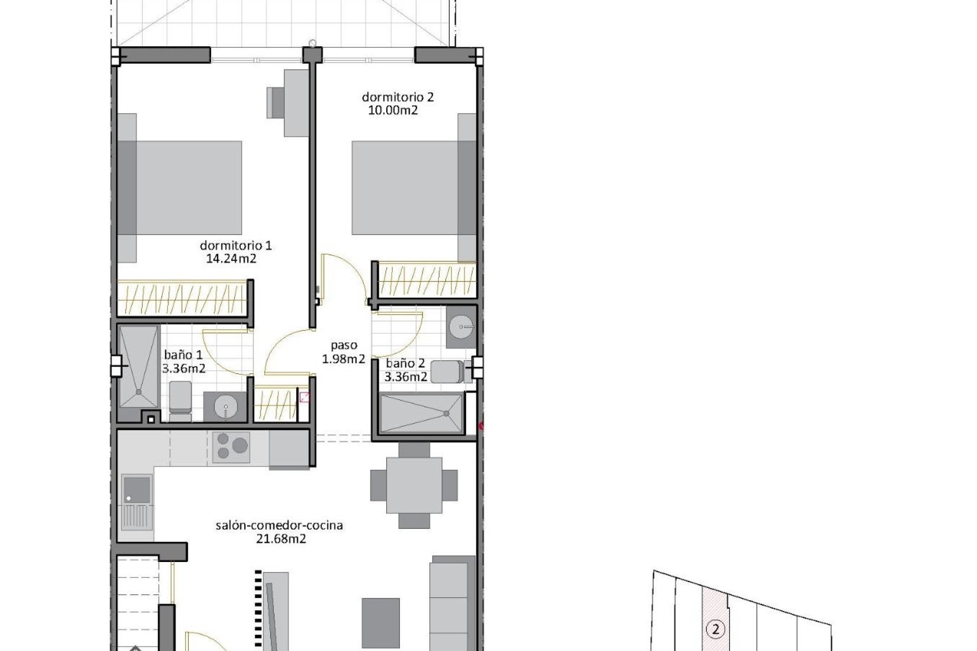 Rynek Pierwotny - Bungalow / Domek parterowy - San Pedro del Pinatar - Los Cuarteros