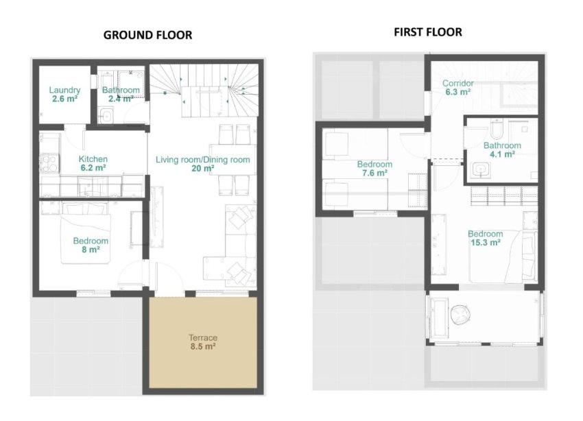 Rynek Wtórny - Dom szeregowy - Costa Blanca - Orihuela Costa