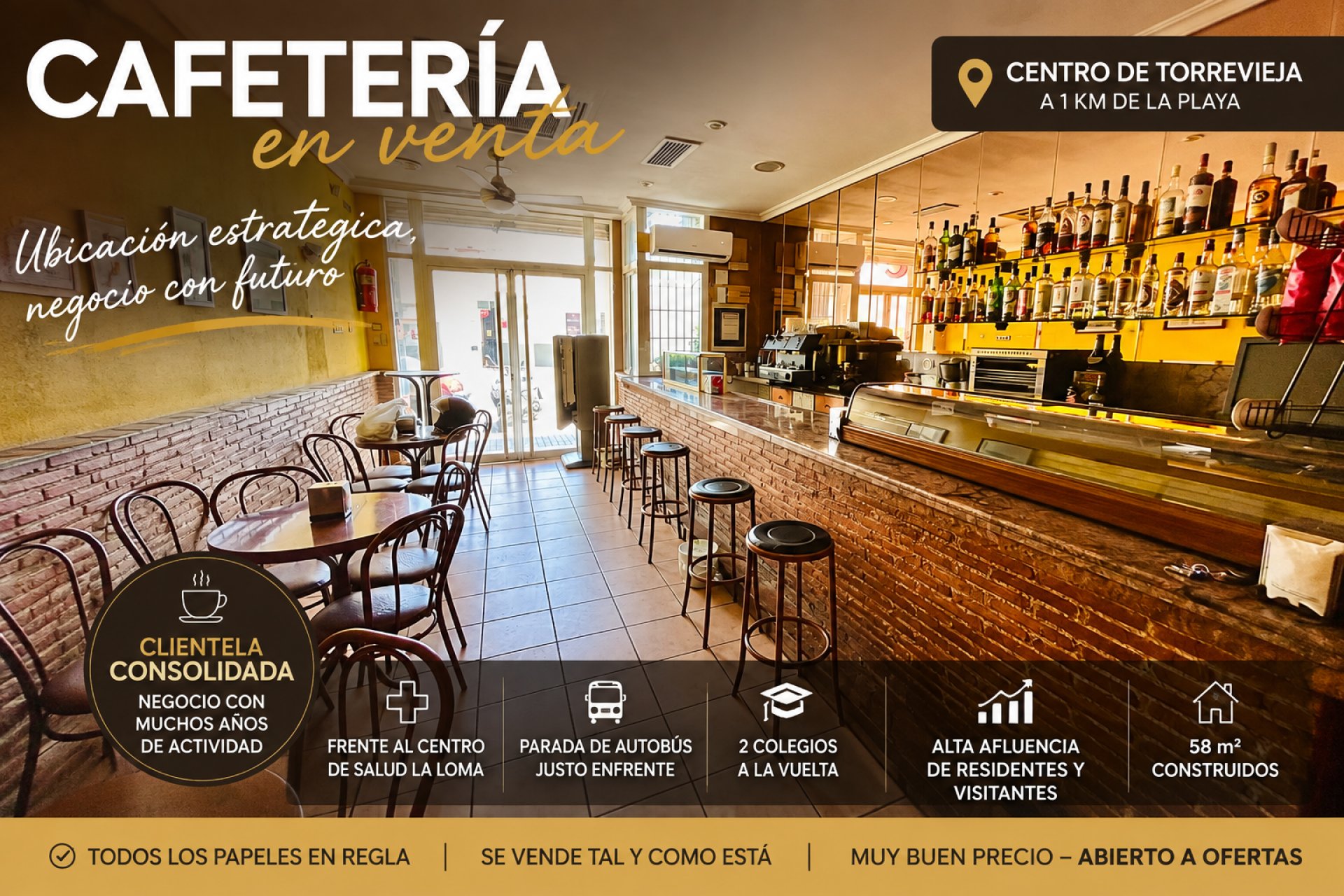Rynek Wtórny - Lokal Usługowy - Torrevieja - Centro