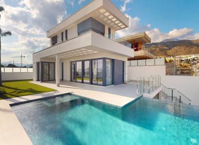 Modern new build villa with infinity pool in Finestrat