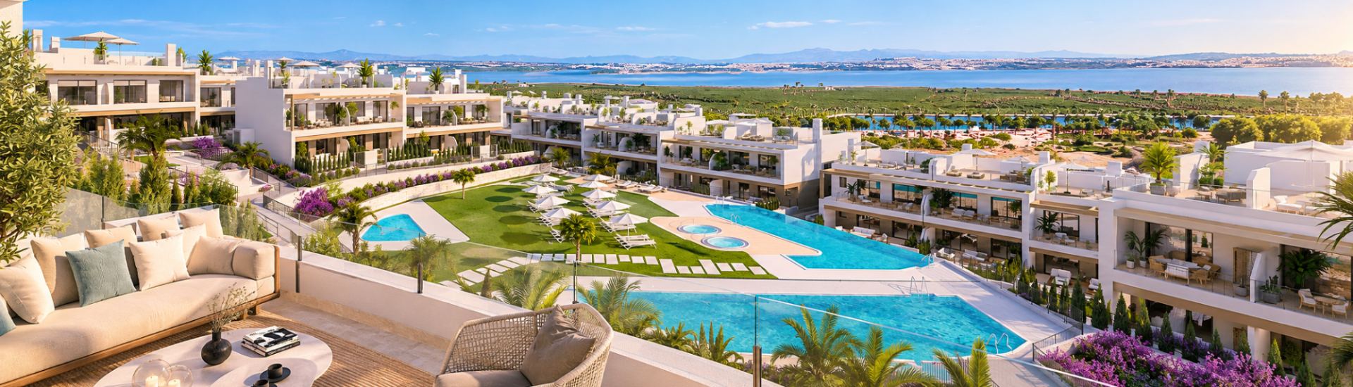 Coronella Living – New-Build Bungalows with Private Gardens or Solariums in Torrevieja
