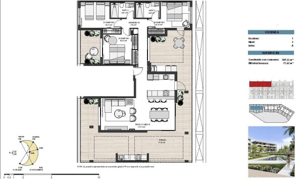 New Build - Apartment - Torre Pacheco - Santa Rosalia Lake And Life Resort