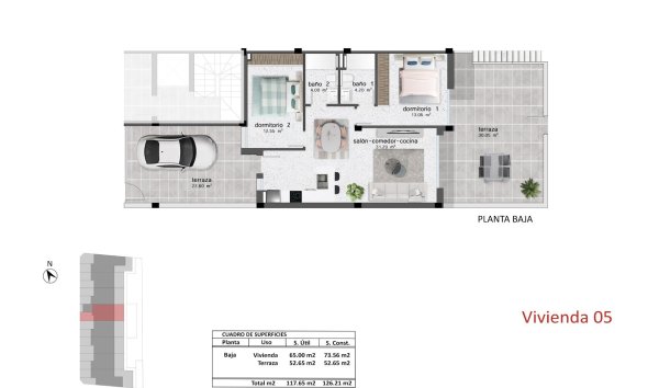 New Build - Bungalow - Pilar de la Horadada - pueblo