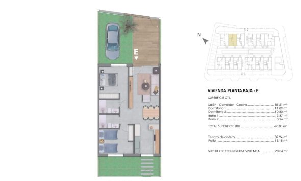 New Build - Bungalow - Pilar de la Horadada - pueblo