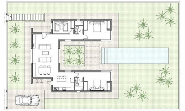 New Build - Villa - Benijofar - Polideportivo