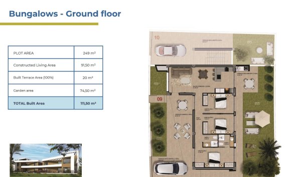 New Build - Bungalow - Orihuela Costa - La Ciñuelica