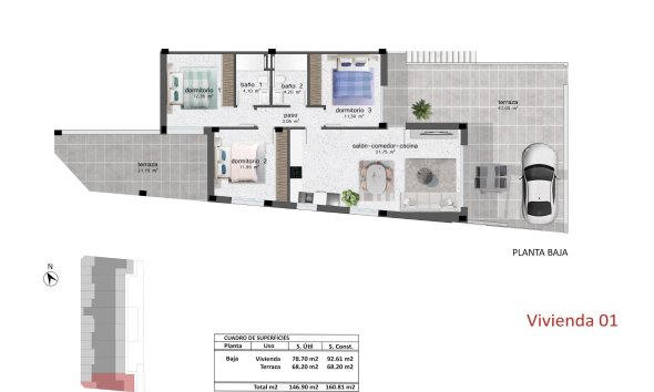 New Build - Bungalow - Pilar de la Horadada - pueblo