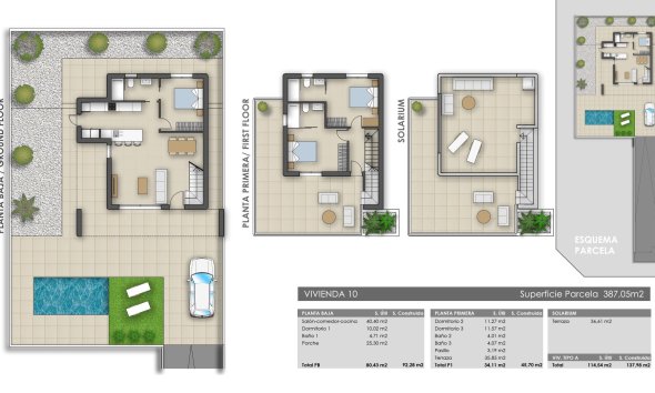 New Build - Villa - Pilar de la Horadada - Polideportivo