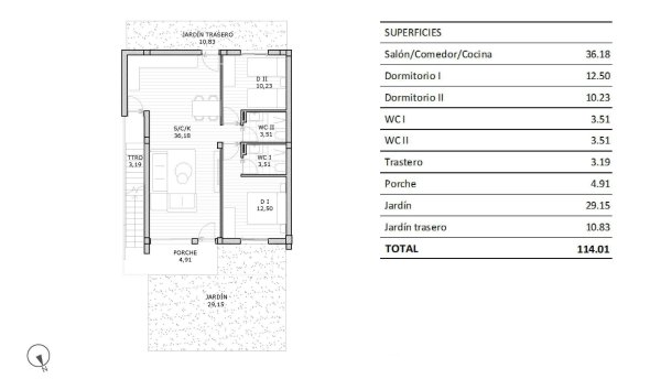 New Build - Bungalow - San Miguel de Salinas - Pueblo