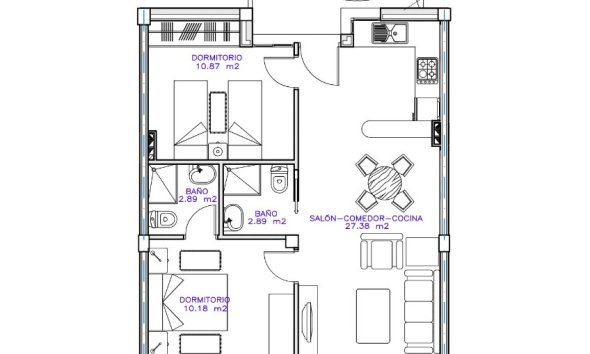 Obra nueva - Bungalow - San Pedro del Pinatar - San Pedro del Pinatar pueblo