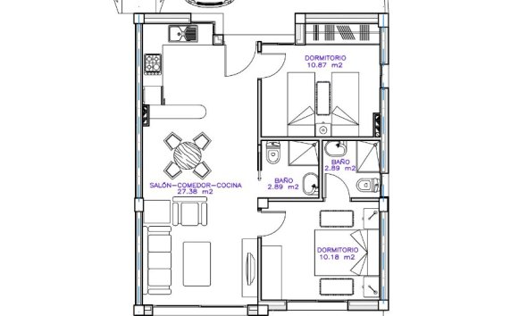 Obra nueva - Bungalow - San Pedro del Pinatar - San Pedro del Pinatar pueblo